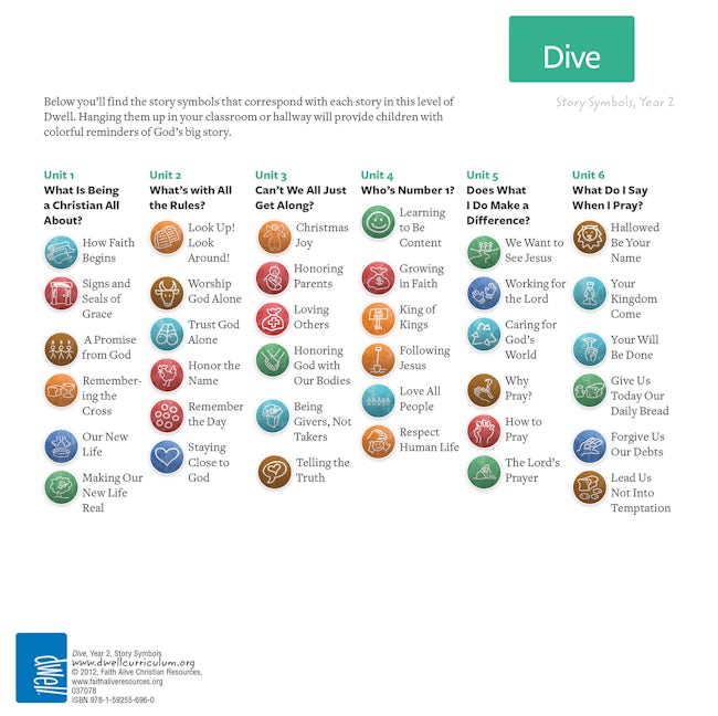 Cover image for DWELL Year 2 6-8/Dive Story Symbol Set, isbn: 9781592556960