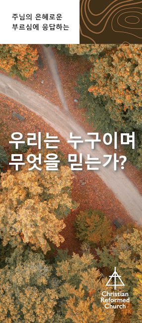 Cover image for The Christian Reformed Church: Who We Are and What We Believe (Korean), isbn: 9781592558957