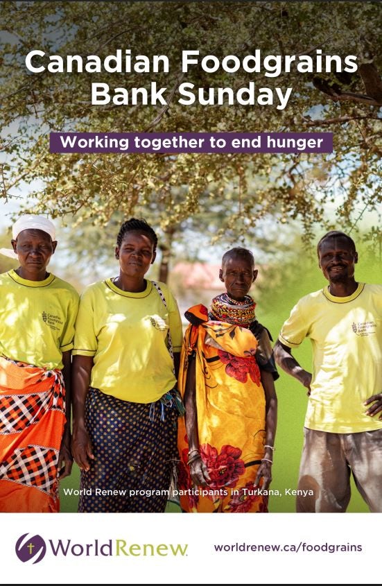 Cover image for Canadian Foodgrains Bank Sunday Bulletin Insert, isbn: 9781620250501