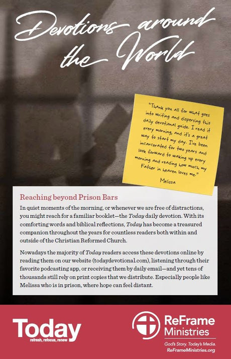 Cover image for Today Devotions Insert, isbn: 9781620259962