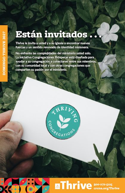 Cover image for Thrive Bulletin Insert (Spanish), isbn: 9798899350535