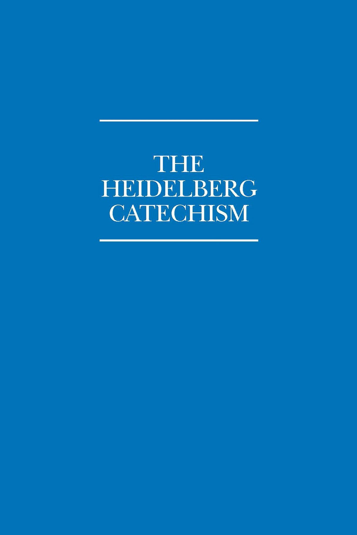 Cover image for The Heidelberg Catechism (1988 Translation), isbn: 9780930265854