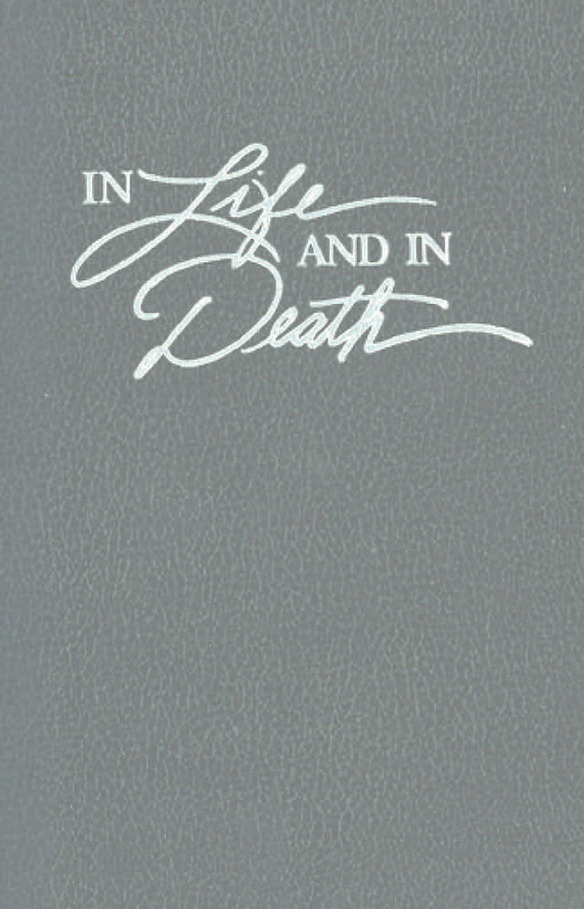 Cover image for In Life and in Death, isbn: 9781562120221