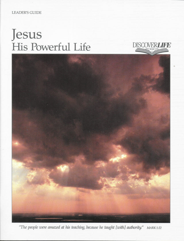 Cover image for Jesus: His Powerful Life Leader's Guide, isbn: 9781562121389