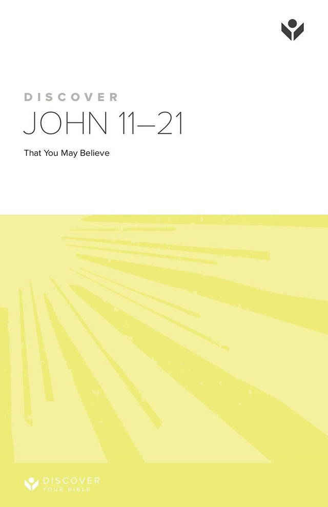 Cover image for Discover John 11-21 Study Guide, isbn: 9781592552252