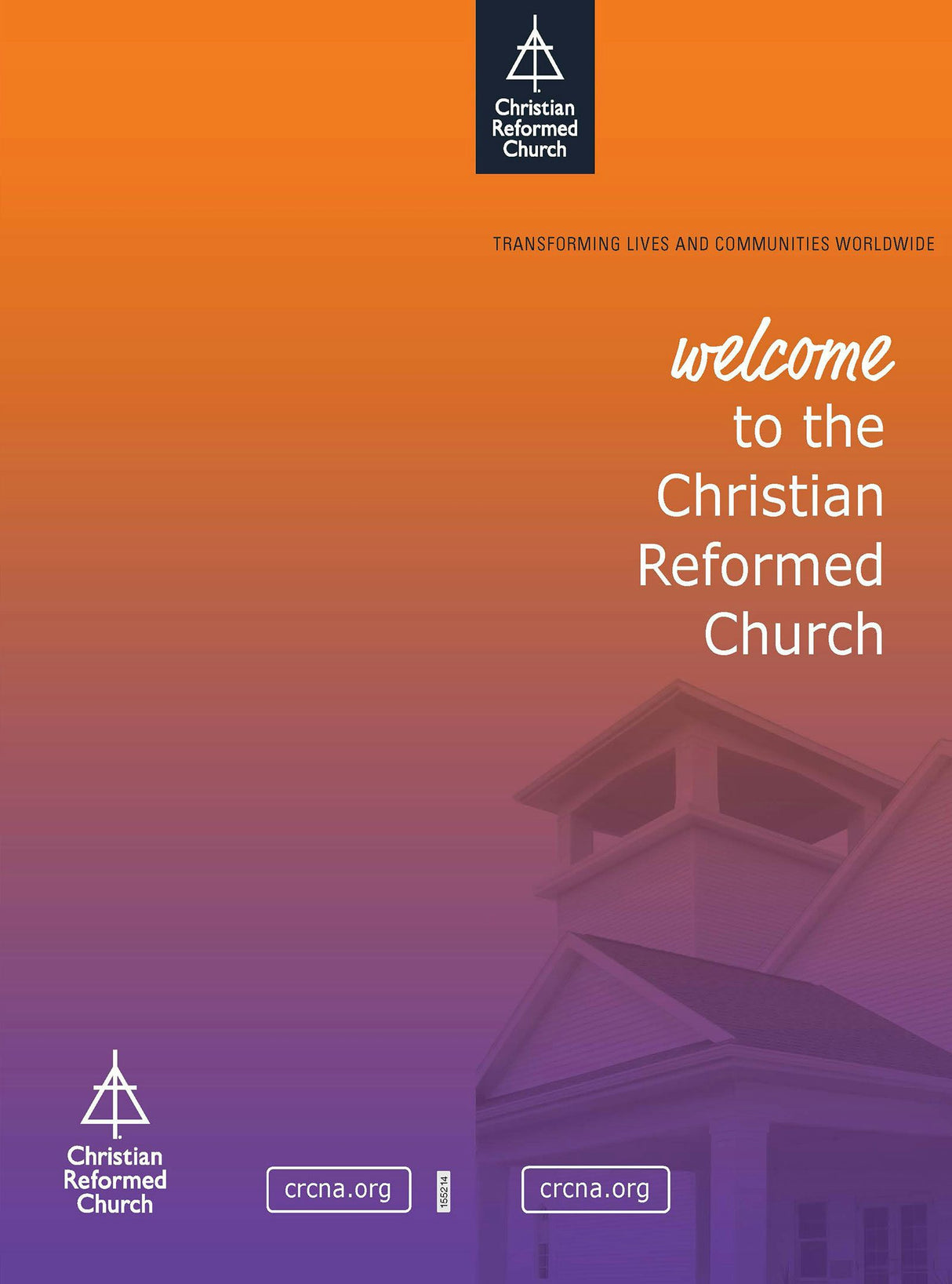 Cover image for Welcome to the Christian Reformed Church, isbn: 9781592554621