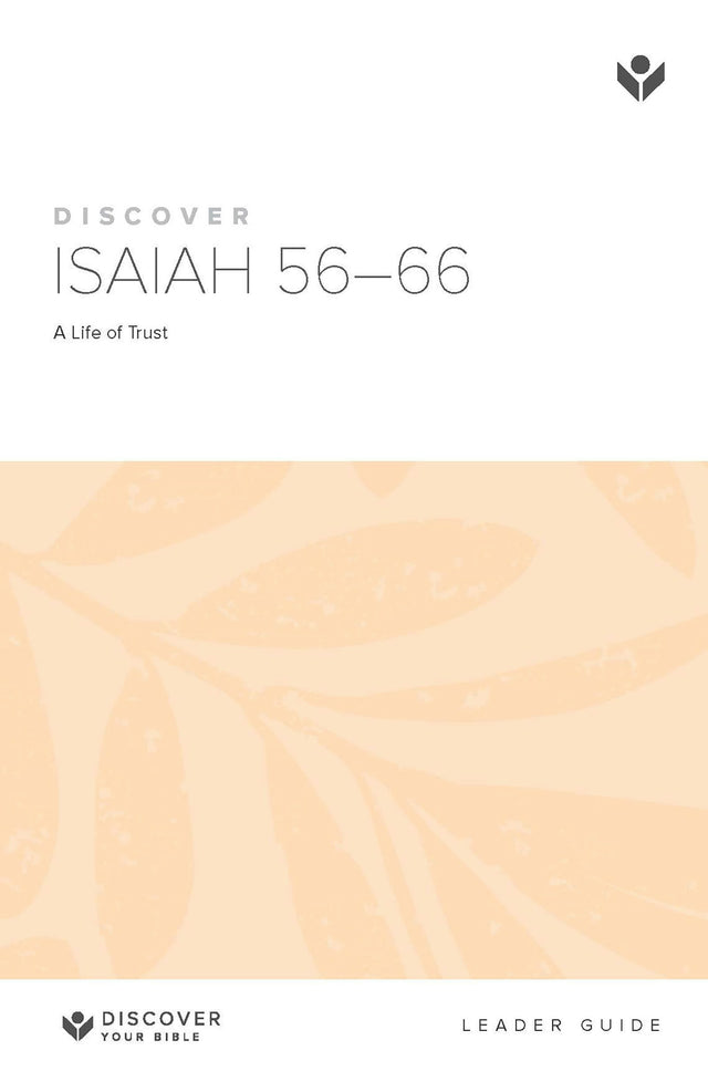 Cover image for Discover Isaiah 56-66 Leader Guide, isbn: 9781592559794