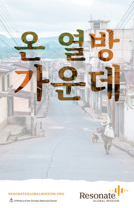 Cover image for Resonate From Every Nation Insert (Korean), isbn: 9781620259955
