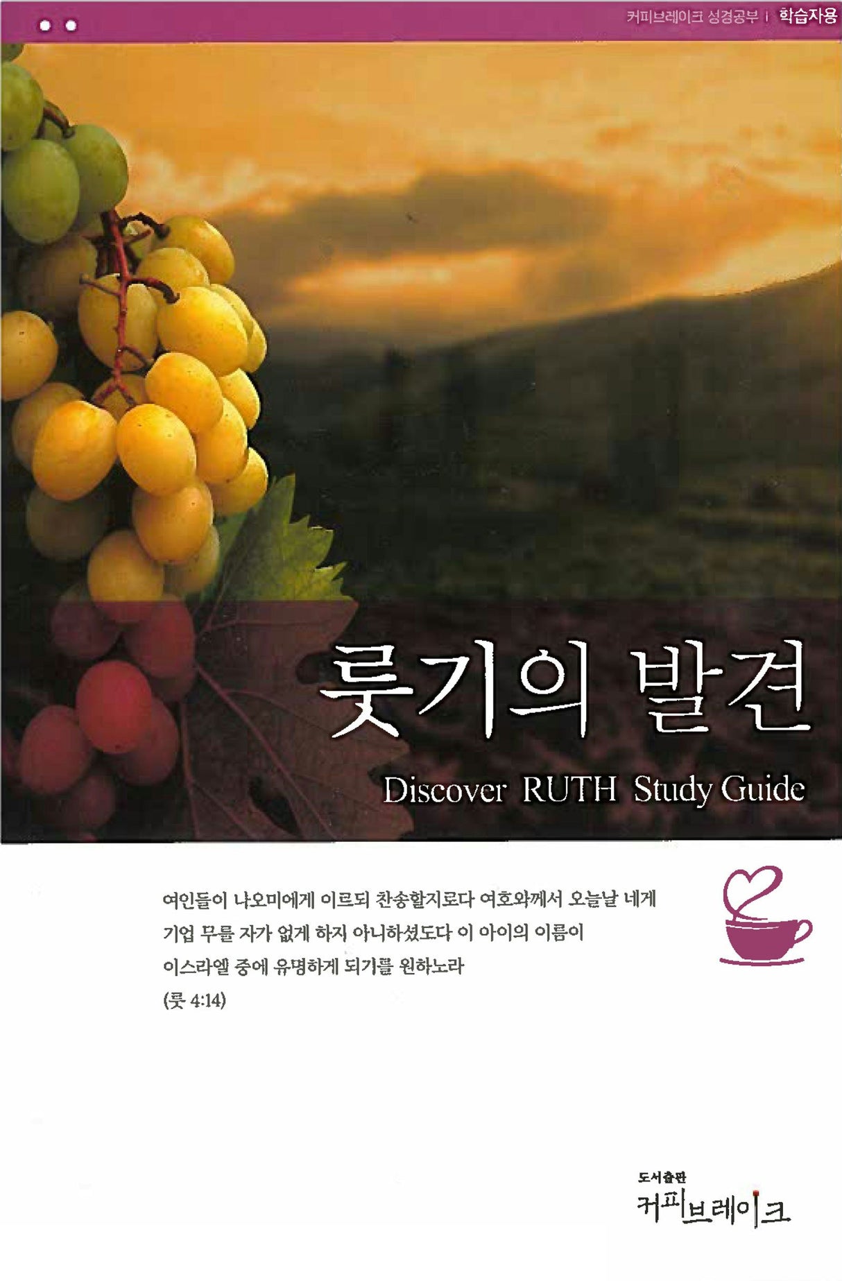 Cover image for Discover Ruth Study Guide (Korean)/룻기의 발견 (5과) 학습자용 교재, isbn: 9788992728164