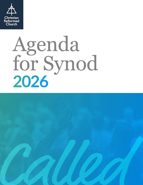 Cover image for Agenda for Synod 2026, isbn: 9798899353048